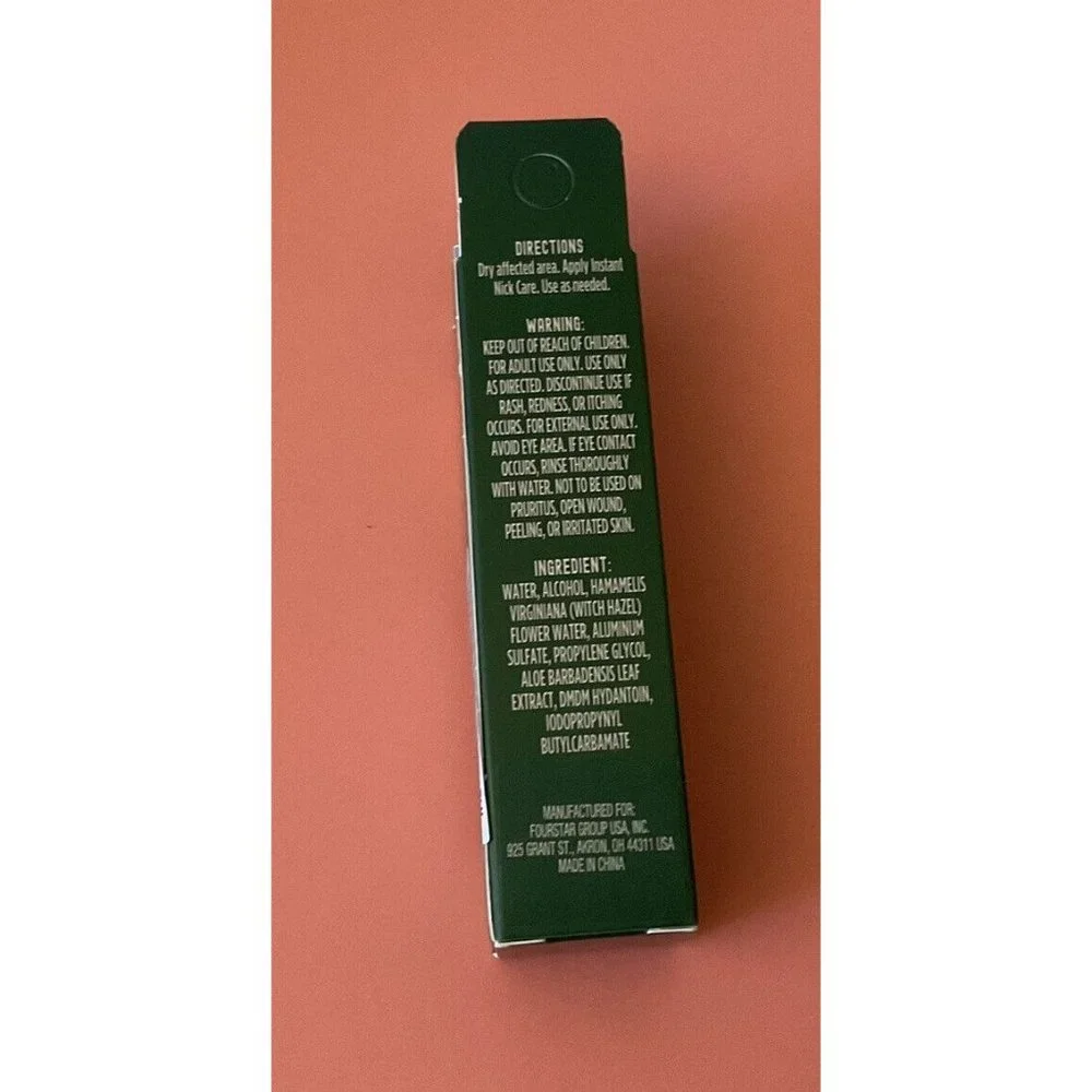 B PURE POST SHAVE INSTANT NICK CARE ROLL ON APPLICATOR For Shaving Nicks or Cuts